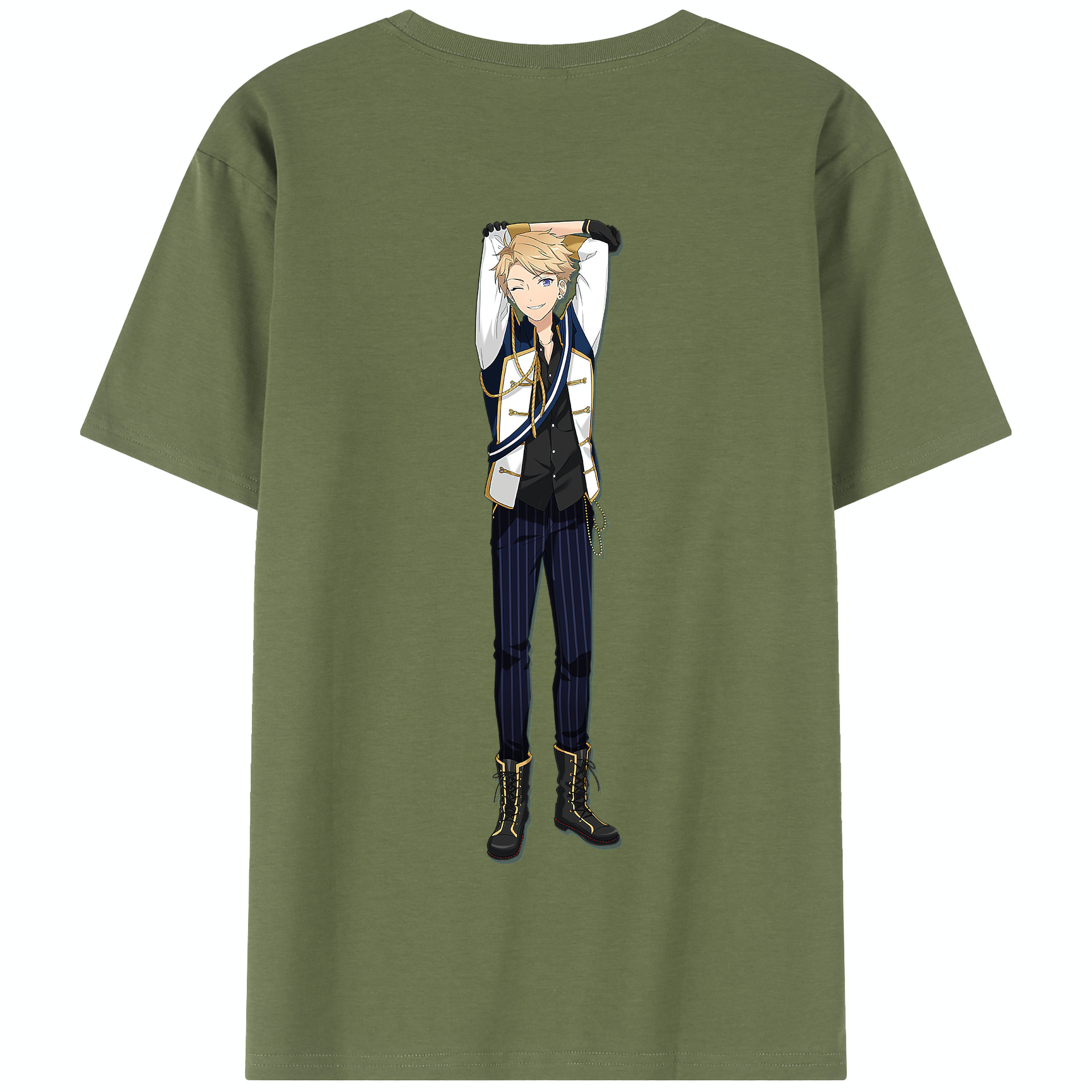 （画像用） あんさんぶるスターズ! Ensemble Stars 綿100％半袖Tシャツ（背面プリント）